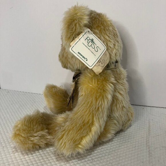 VINTAGE Russ Berrie Bears From The Past "Kipling" Stuffed Plush Teddy Bear - Picture 3 of 10